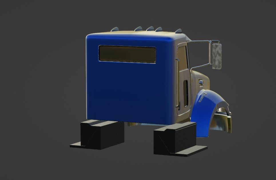 STL FILE peterbilt 335 2005 TRUCK 3D PRINT MODEL - ARTISTIT