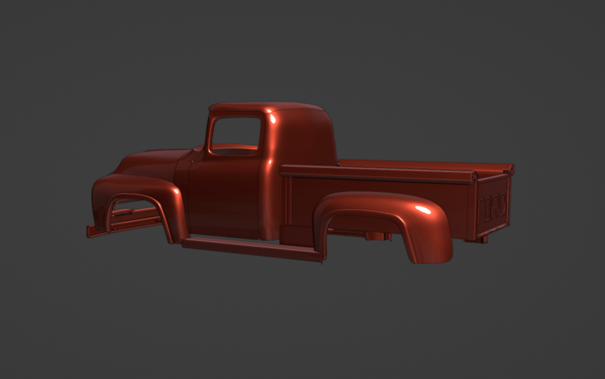 STL FILE Ford F-100 1956 TRUCK - ARTISTIT
