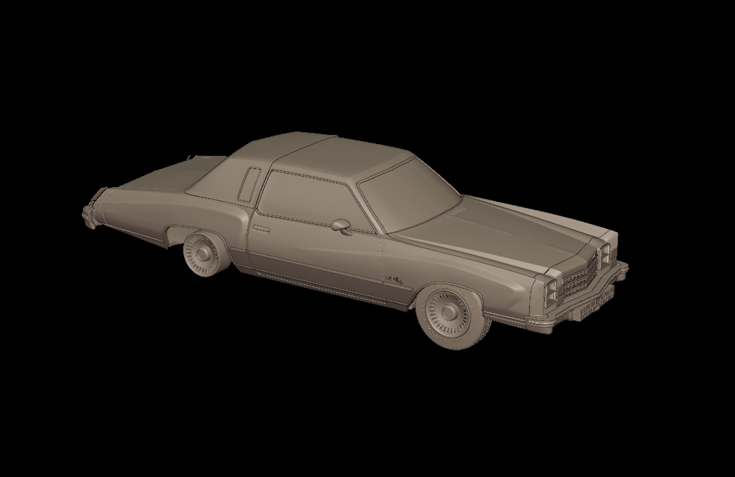 STL FILE CHEVROLET MONTE CARLO 1976 3D PRINT MODEL - ARTISTIT
