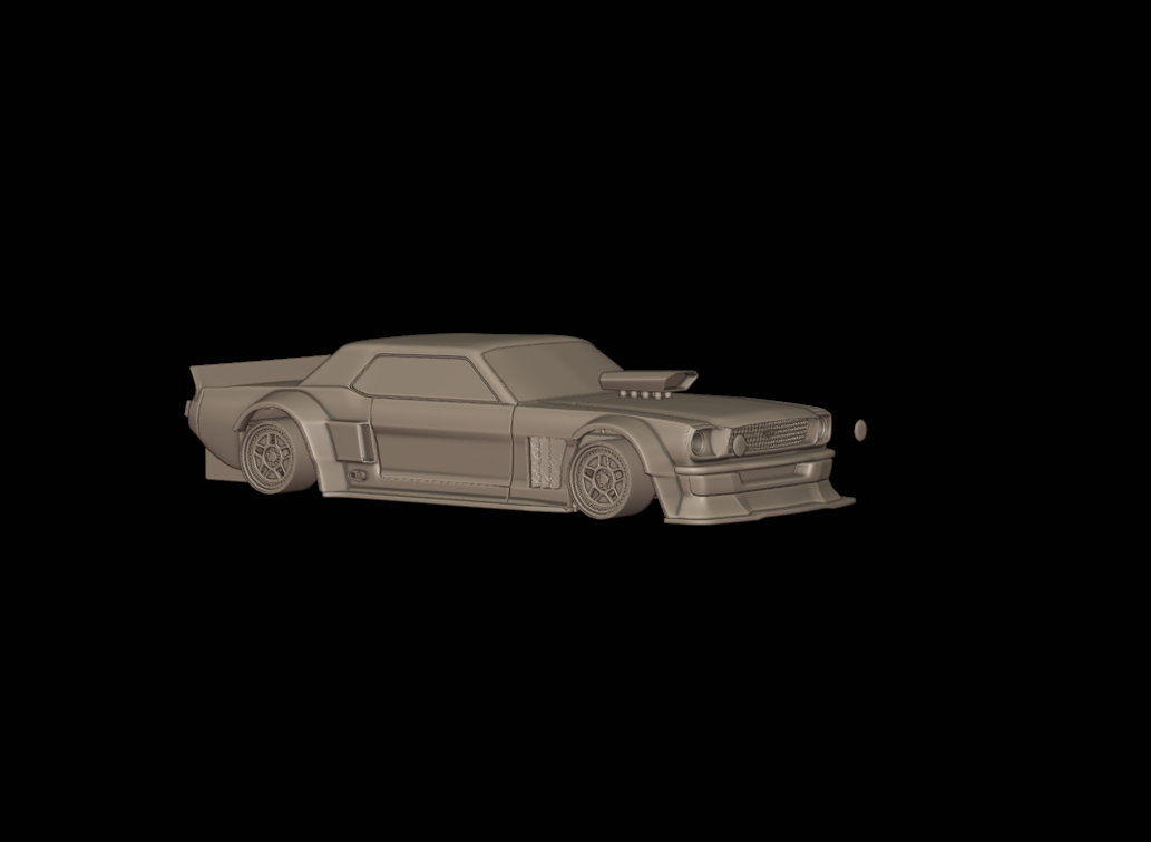 Ford Mustang Hoonicorn 3d print model