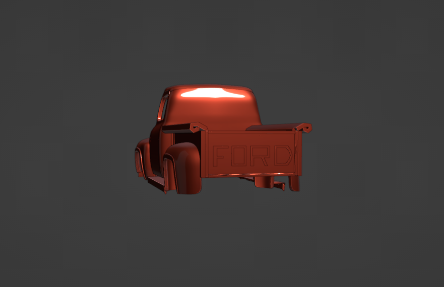 STL FILE Ford F-100 1956 TRUCK - ARTISTIT