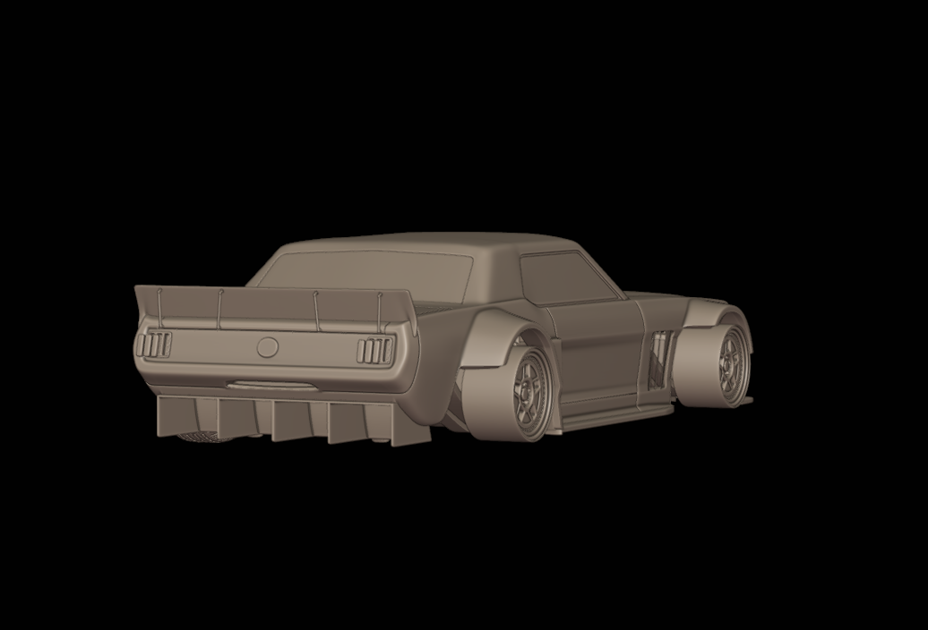 Ford Mustang Hoonicorn 3d print model