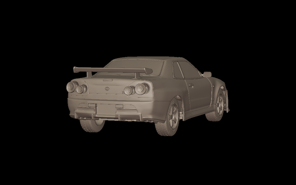 STL FILE custom 2002 NISSAN SKYLINE R 34 v1 3D PRINT MODEL - ARTISTIT
