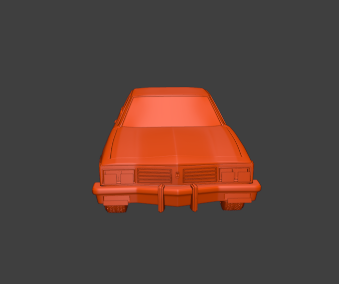 STL FILE 1985 oldsmobile delta 88-royale coupe 2 doors 3D model - ARTISTIT