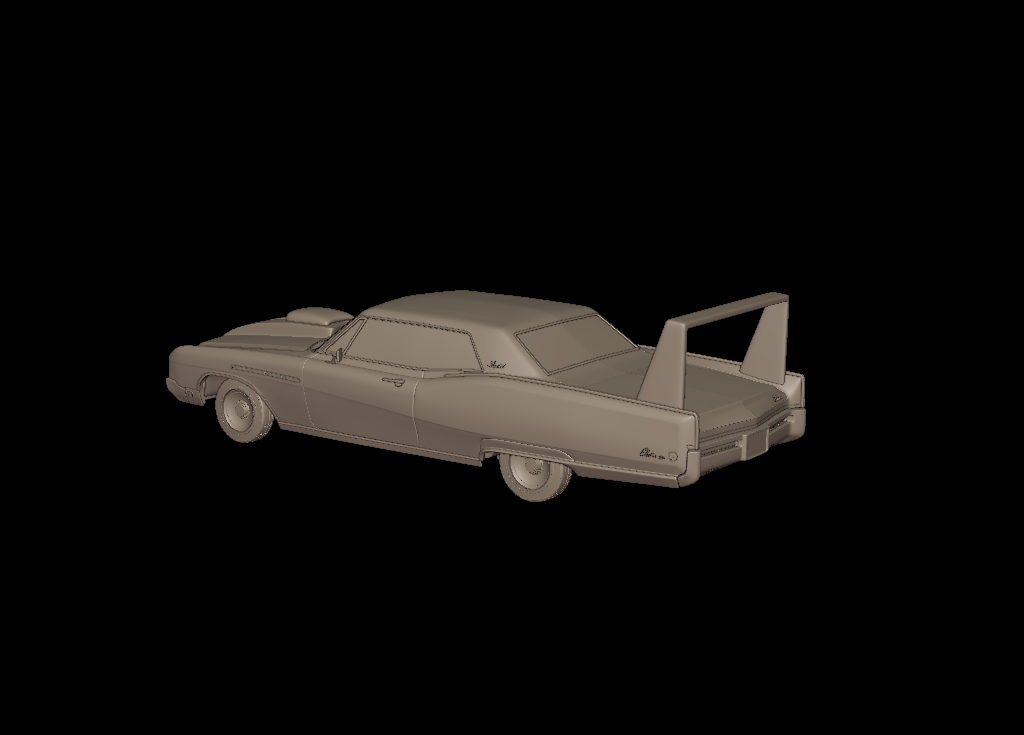 custom Buick Electra 225 1968 two doors 3d print model