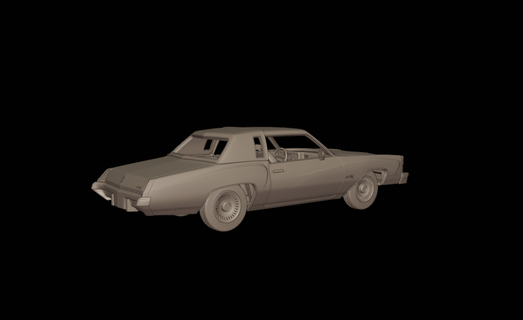 chevrolet monte carlo 1973 3d print model