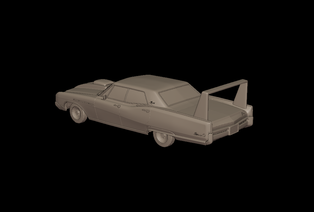 custom Buick Electra 225 1968 four doors 3d print model
