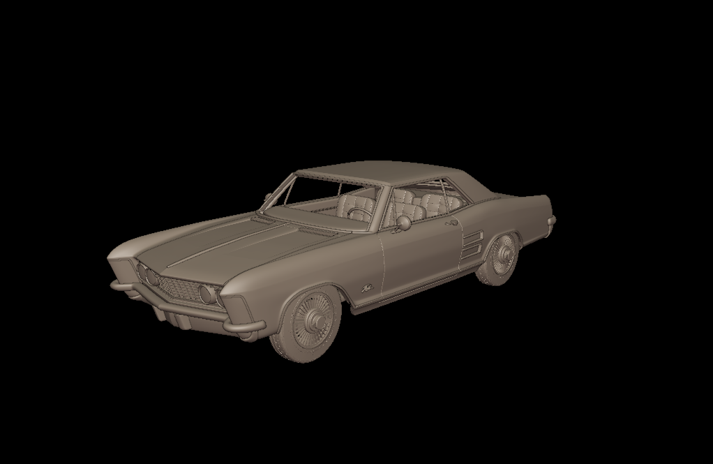 BUICK RIVIERA 1963 3d print model