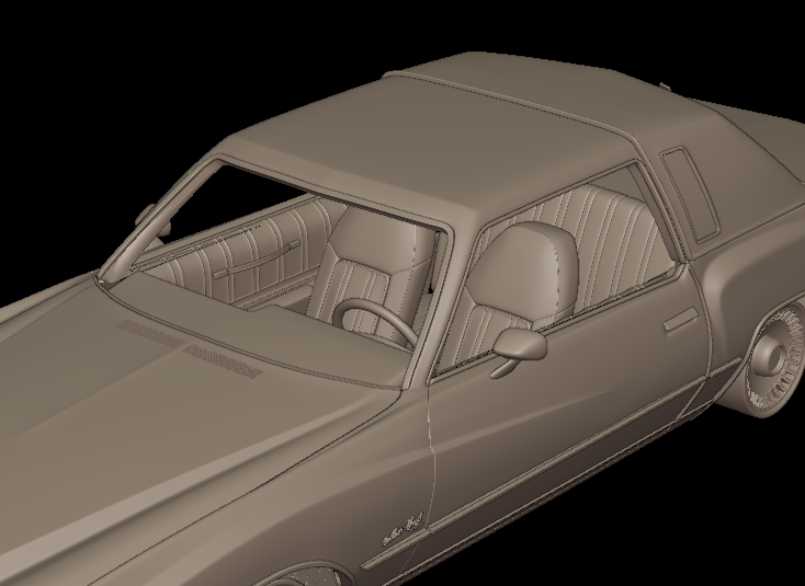 STL FILE CHEVROLET MONTE CARLO 1976 3D PRINT MODEL - ARTISTIT