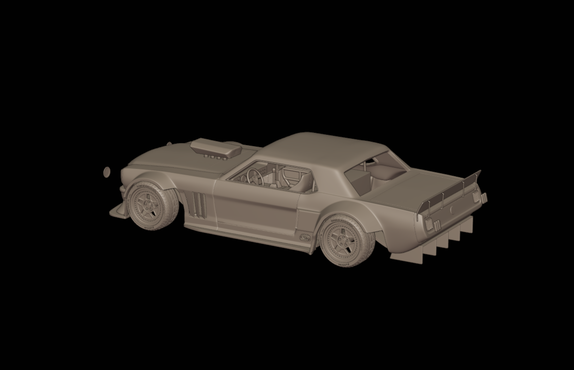 Ford Mustang Hoonicorn 3d print model