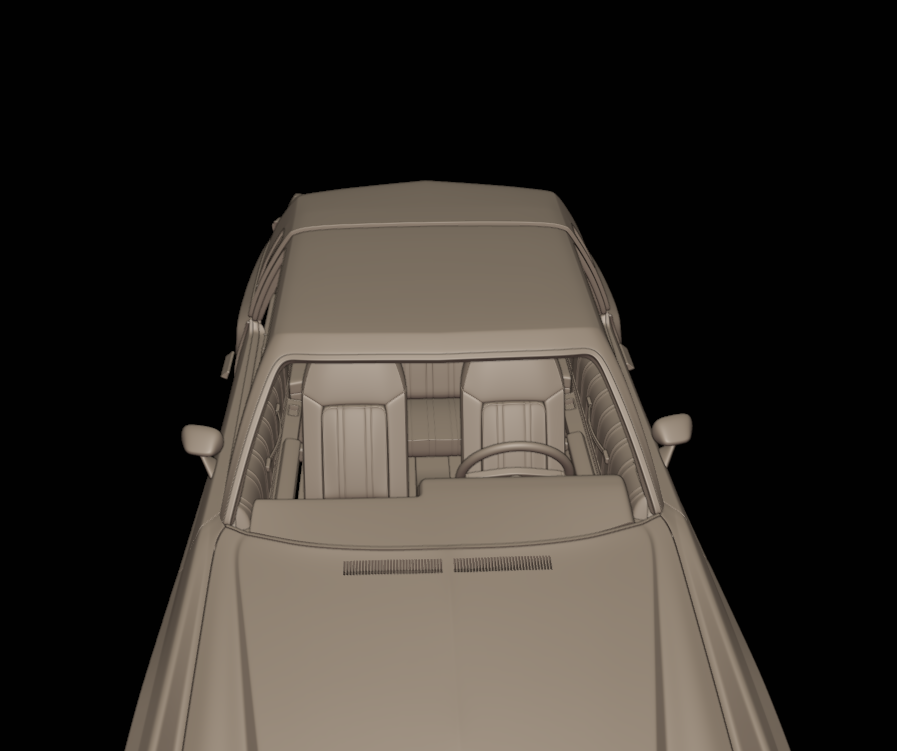 chevrolet monte carlo 1973 3d print model