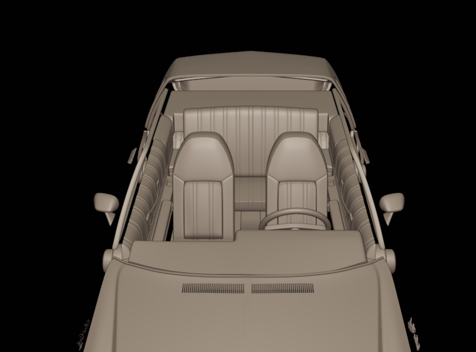 chevrolet monte carlo 1973 3d print model