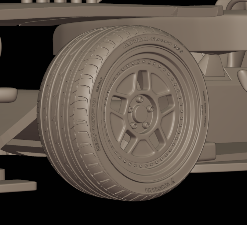 Ford Mustang Hoonicorn 3d print model