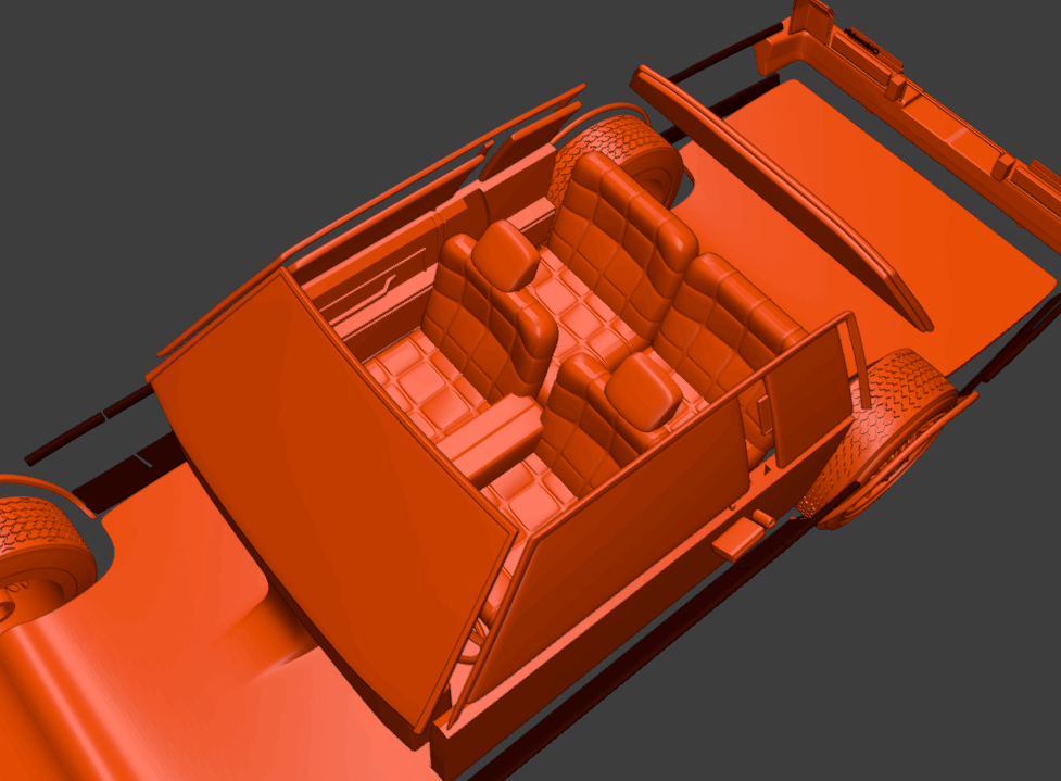 STL FILE 1985 oldsmobile delta 88-royale coupe 2 doors 3D model - ARTISTIT