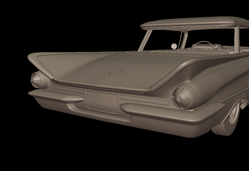 STL FILE Buick LeSabre 1959 four doors 3D PRINT MODEL - ARTISTIT