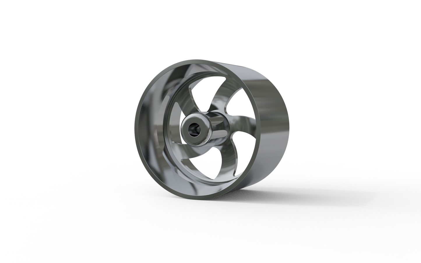 STL FILE INTRO Twisted Flow WHEEL 3D MODEL - ARTISTIT