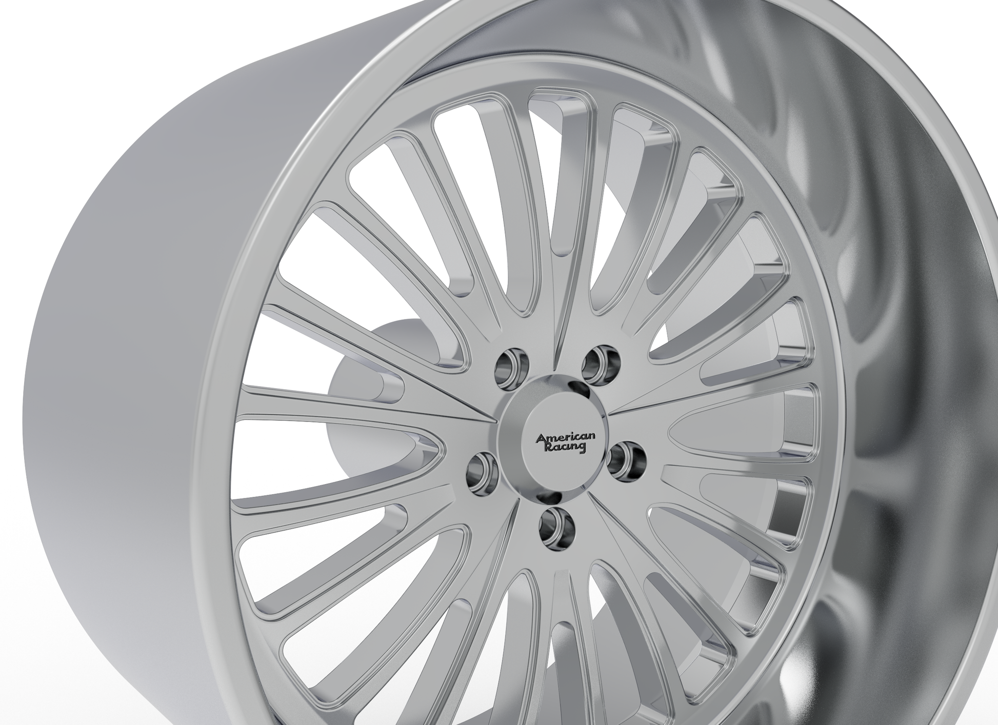 STL FILE AMERICAN RACING VF002 CORSAIR PRECISION SERIES WHEEL 3D MODEL - ARTISTIT