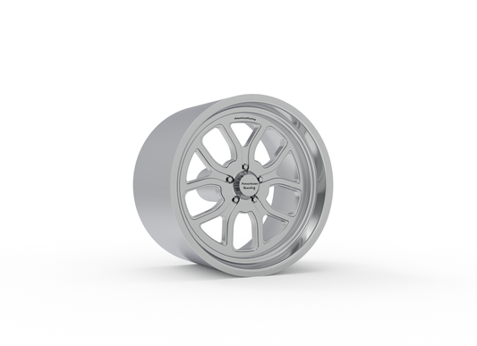 STL FILE AMERICAN RACING VF201 WHEEL 3D MODEL - ARTISTIT
