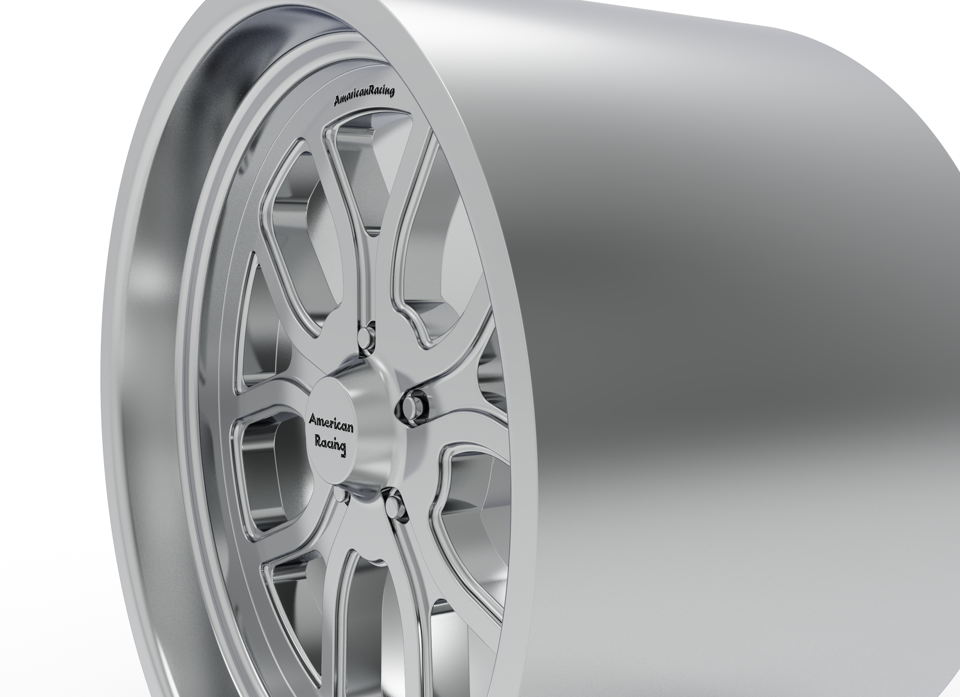 STL FILE AMERICAN RACING VF201 WHEEL 3D MODEL - ARTISTIT