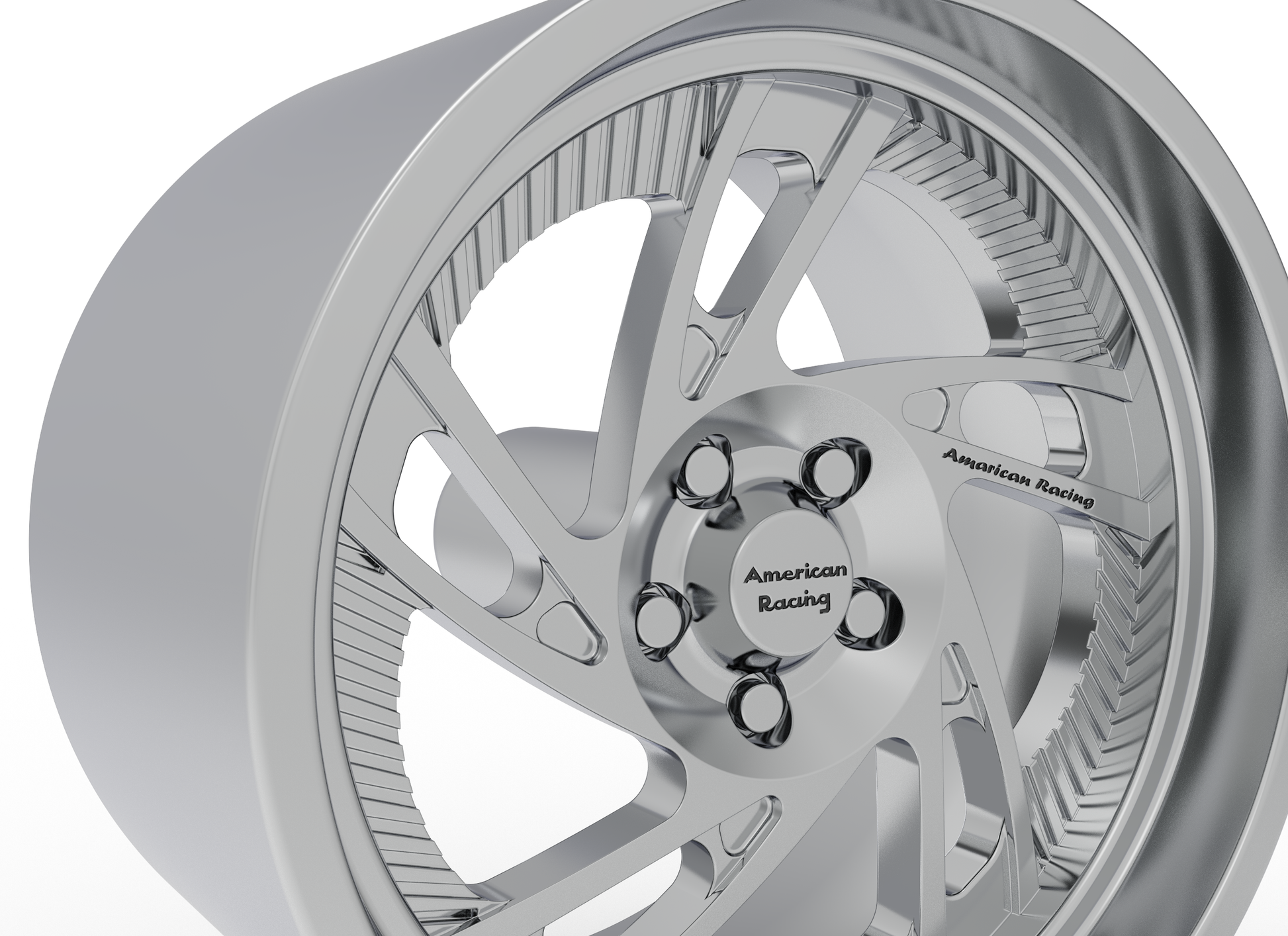 STL FILE AMERICAN RACING VF202 WHEEL 3D MODEL - ARTISTIT