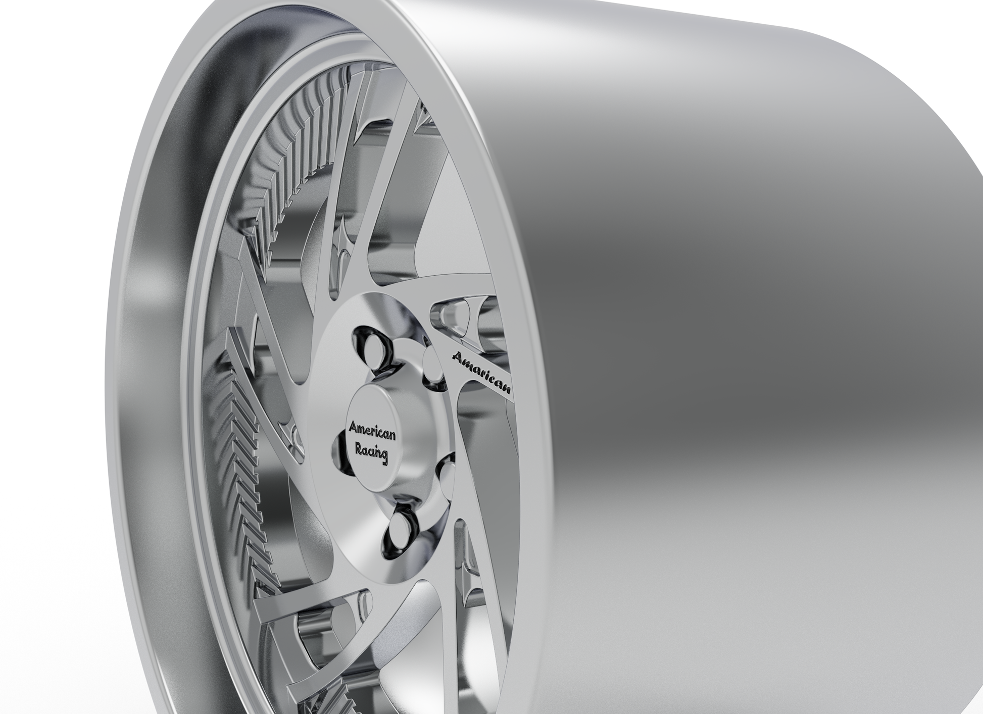 STL FILE AMERICAN RACING VF202 WHEEL 3D MODEL - ARTISTIT