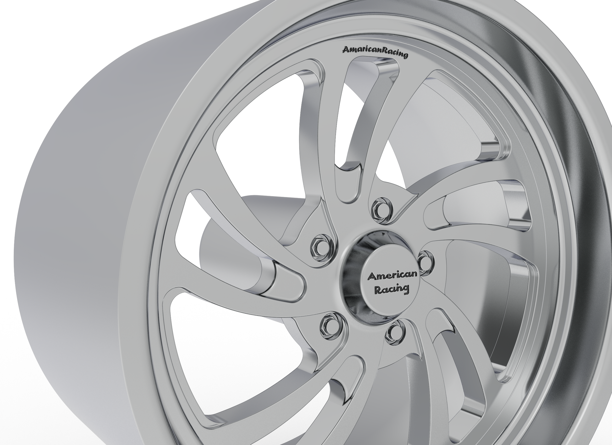 STL FILE AMERICAN RACING VF536 WHEEL 3D MODEL - ARTISTIT