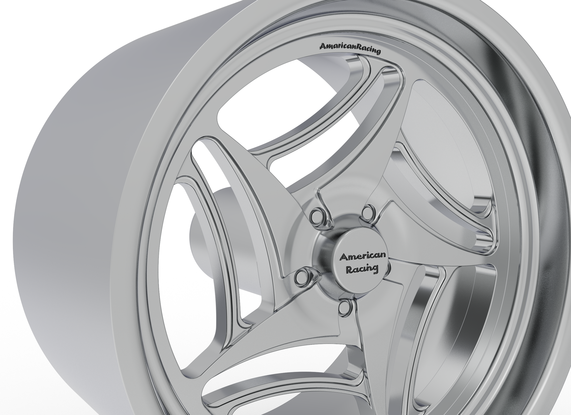 STL FILE AMERICAN RACING VF541 WHEEL 3D MODEL - ARTISTIT