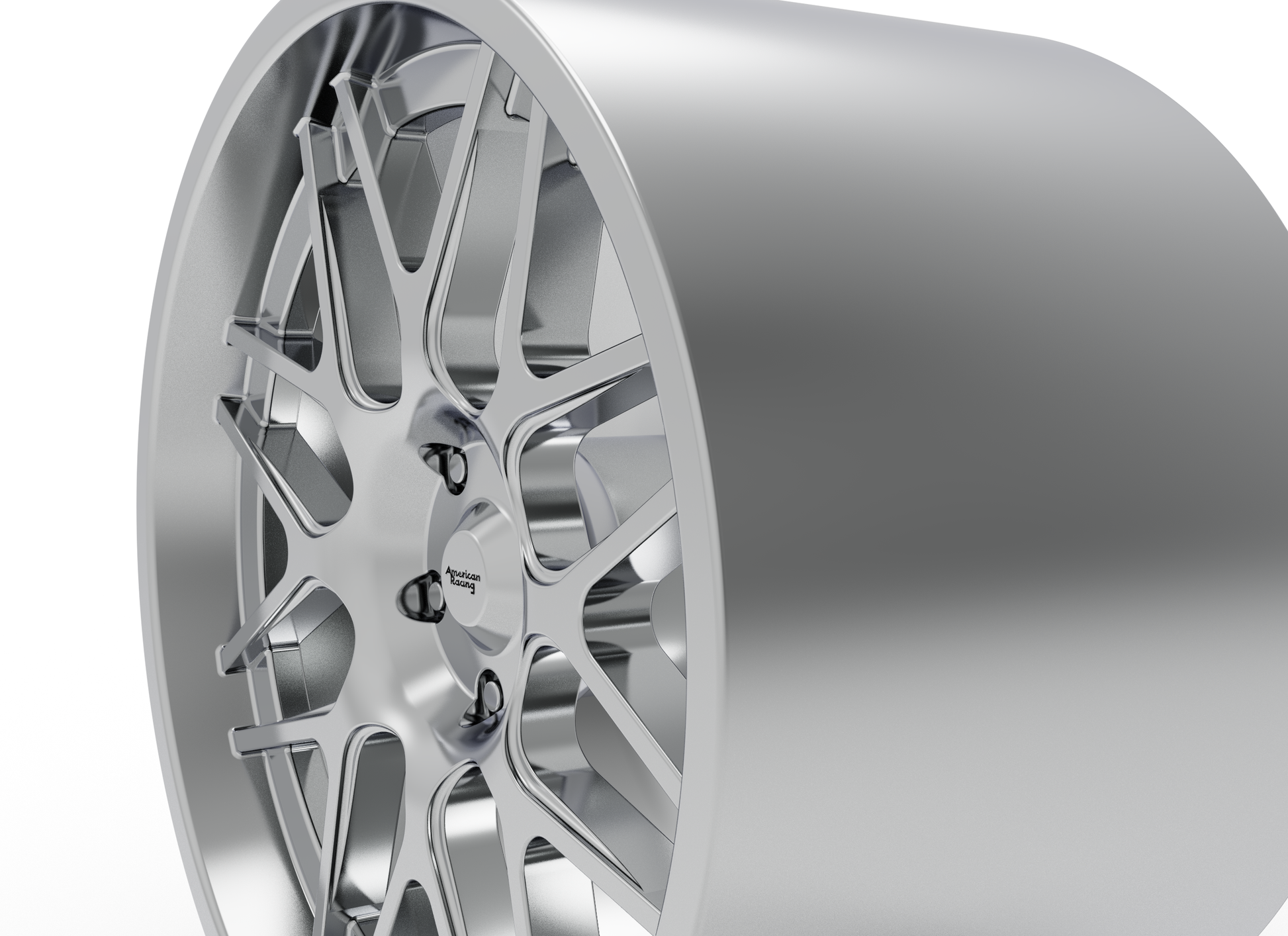 STL FILE AMERICAN RACING VN430 WHEEL 3D MODEL - ARTISTIT