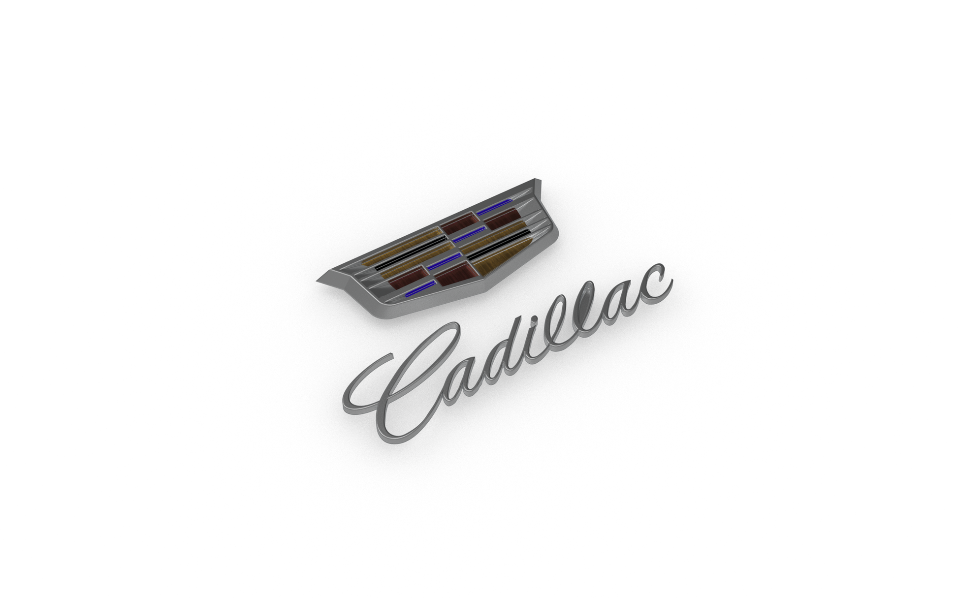 STL FILE cadillac LOGO 3D MODEL - ARTISTIT