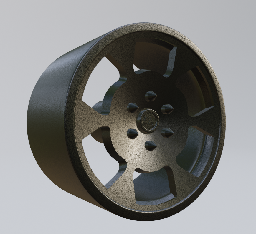 STL FILE free custom wheel design 10 3d print model - ARTISTIT