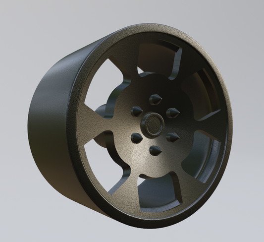 STL FILE free custom wheel design 10 3d print model - ARTISTIT