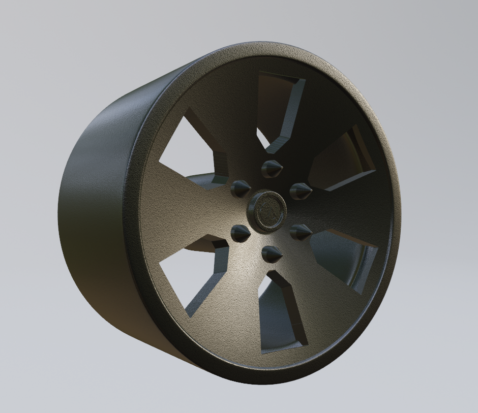 STL FILE free custom wheel design 7 3d print model - ARTISTIT