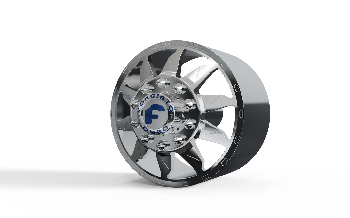 STL FILE FRONT forgiato Montagna DURO DUALLY WHEEL - ARTISTIT