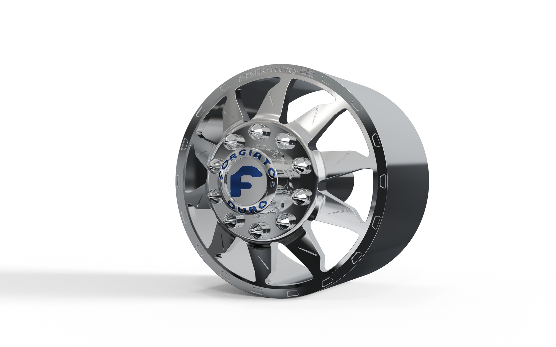 STL FILE FRONT forgiato Montagna DURO DUALLY WHEEL - ARTISTIT