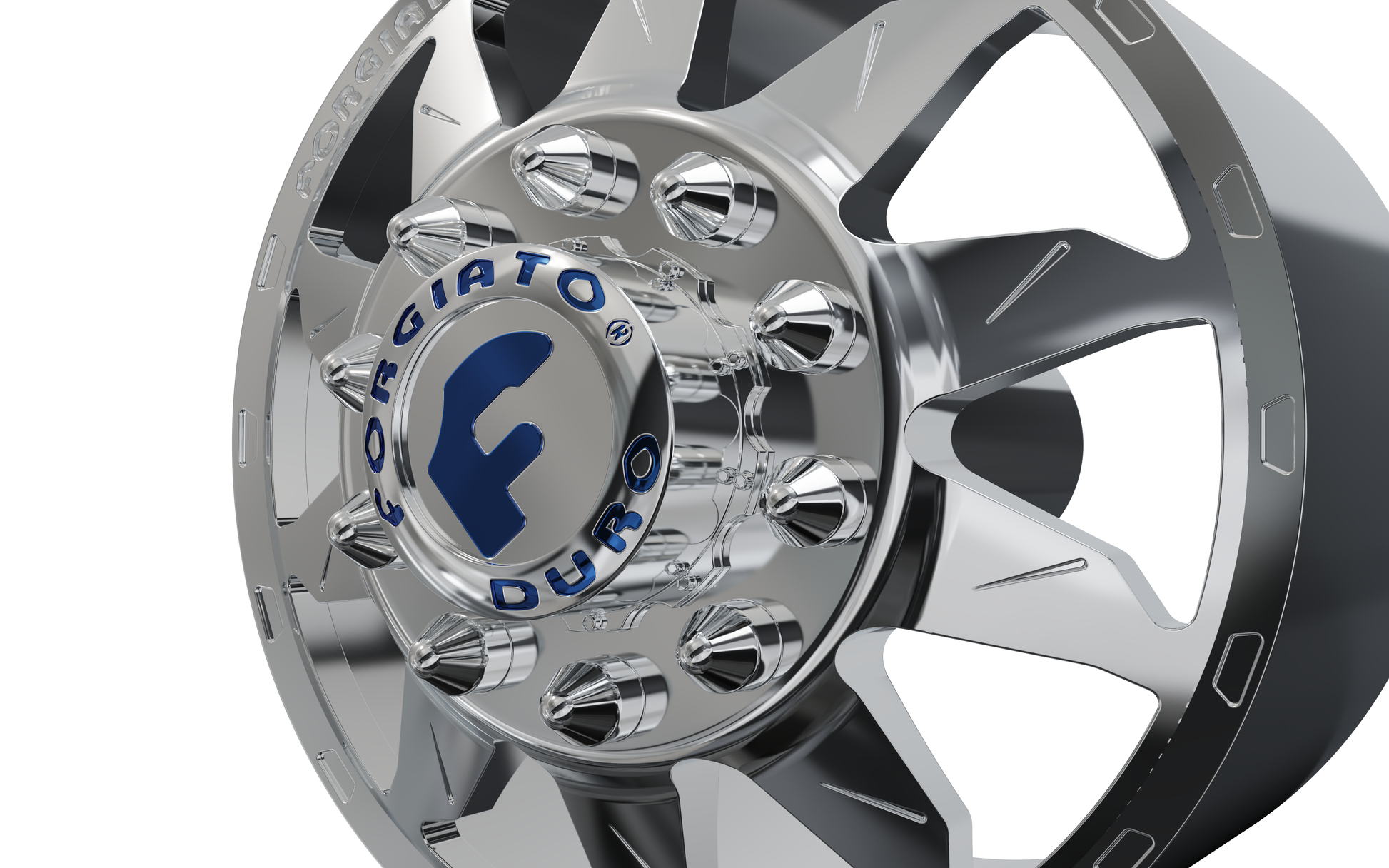 STL FILE FRONT forgiato Montagna DURO DUALLY WHEEL - ARTISTIT