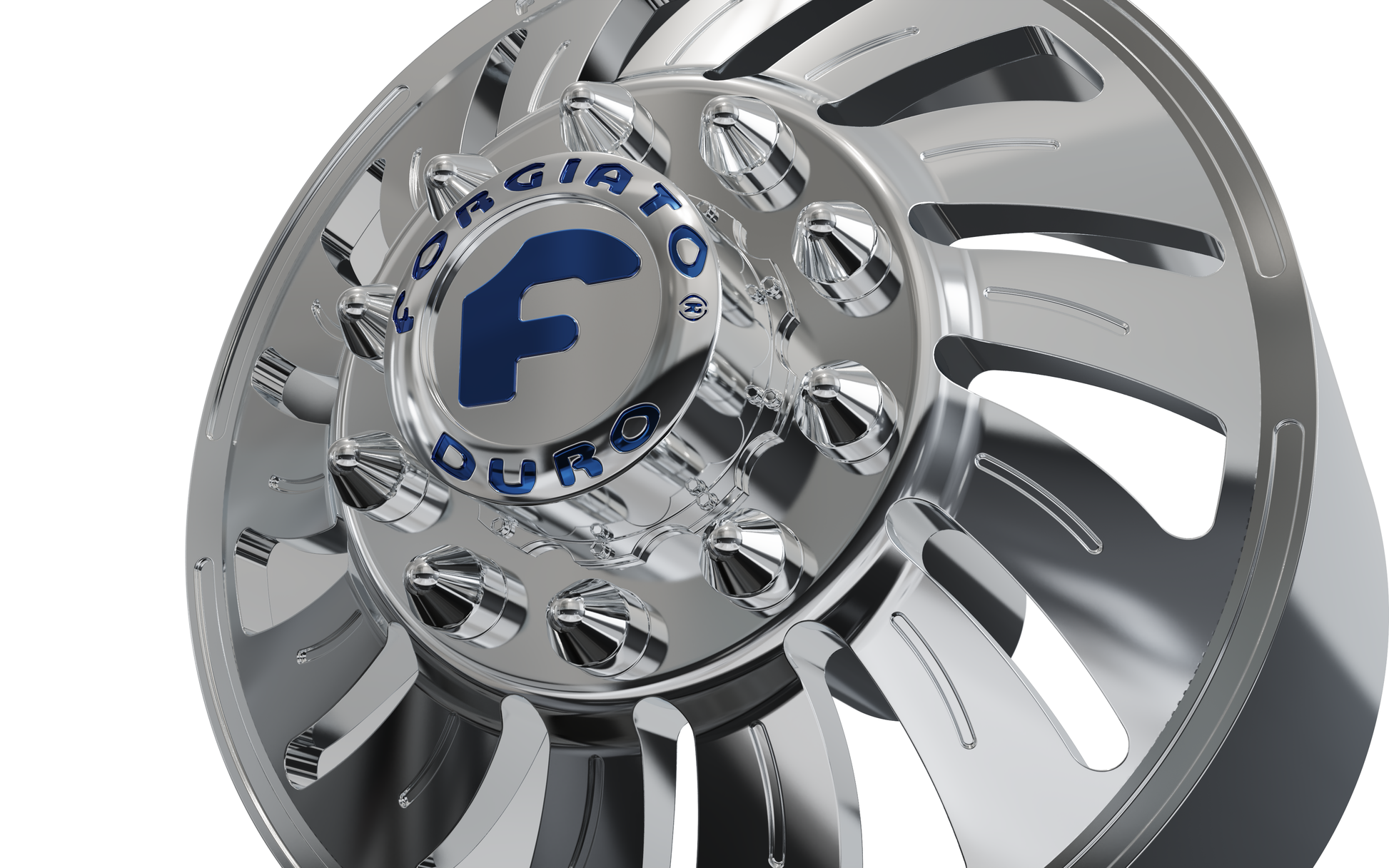 STL FILE FRONT forgiato Turbinata DURO DUALLY WHEEL - ARTISTIT