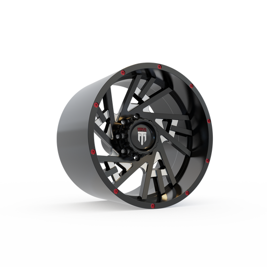 STL FILE AMERICAN TRUXX  WEB WHEEL 3D MODEL - ARTISTIT