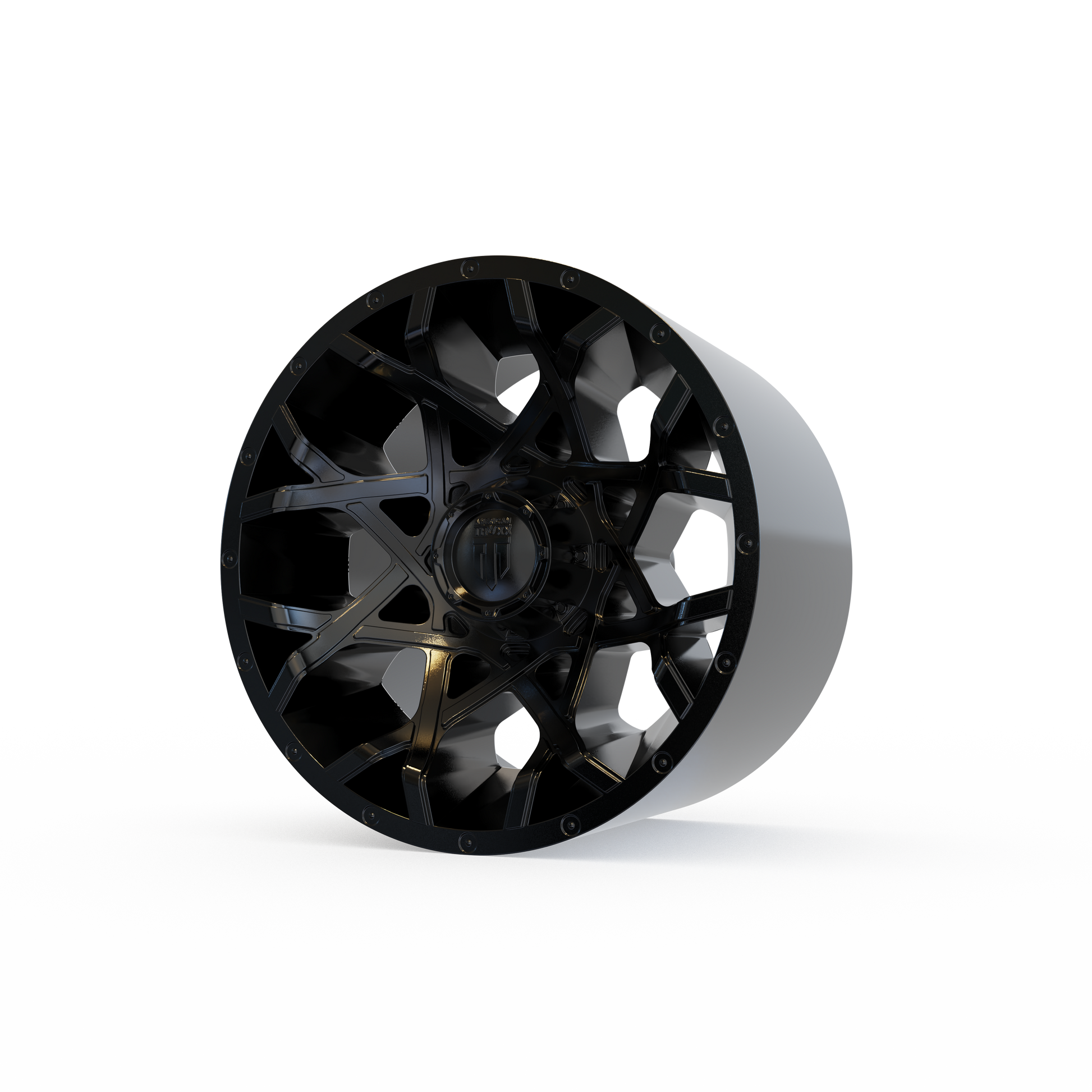 STL FILE AMERICAN TRUXX  GRIDLOCK WHEEL 3D MODEL - ARTISTIT