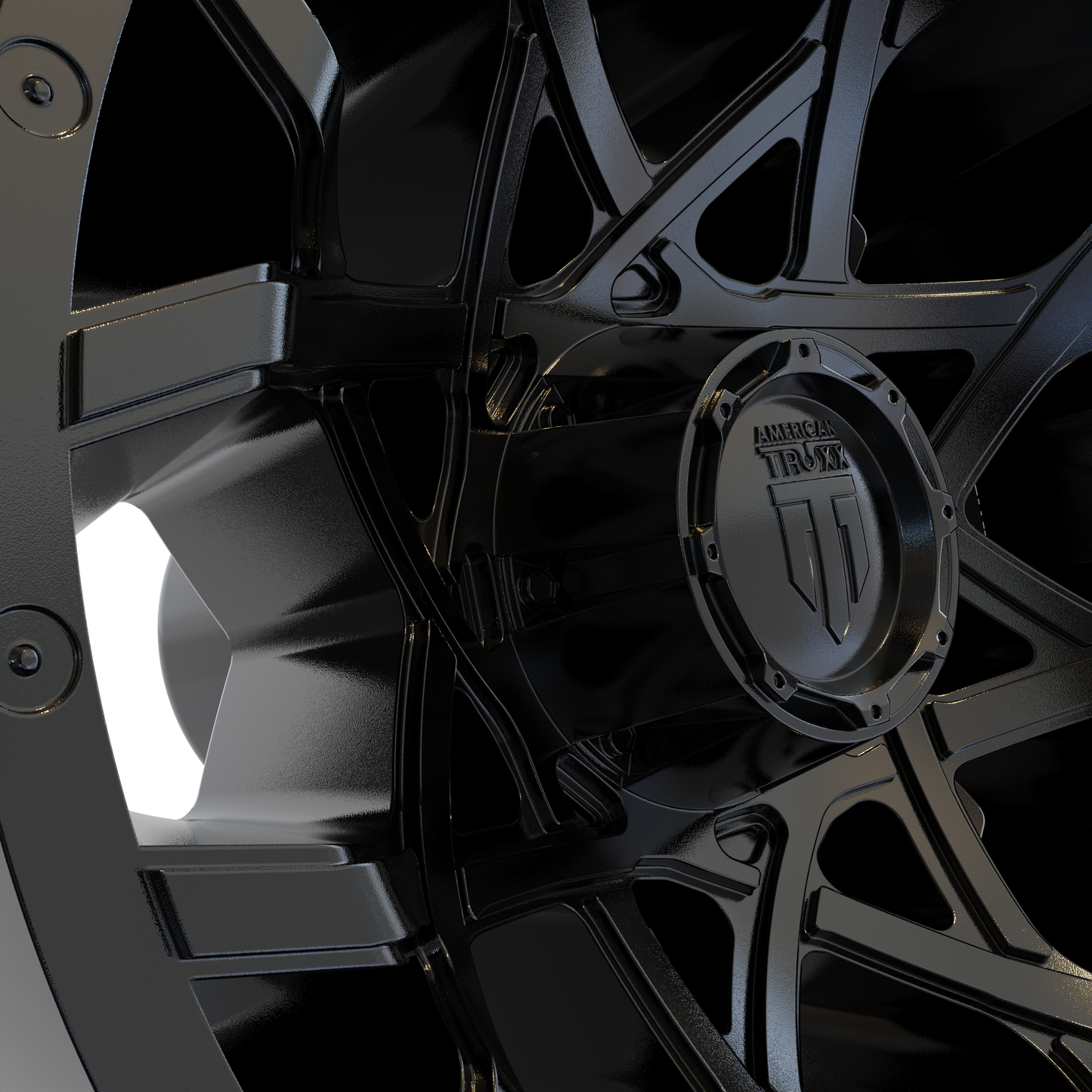 STL FILE AMERICAN TRUXX  GRIDLOCK WHEEL 3D MODEL - ARTISTIT