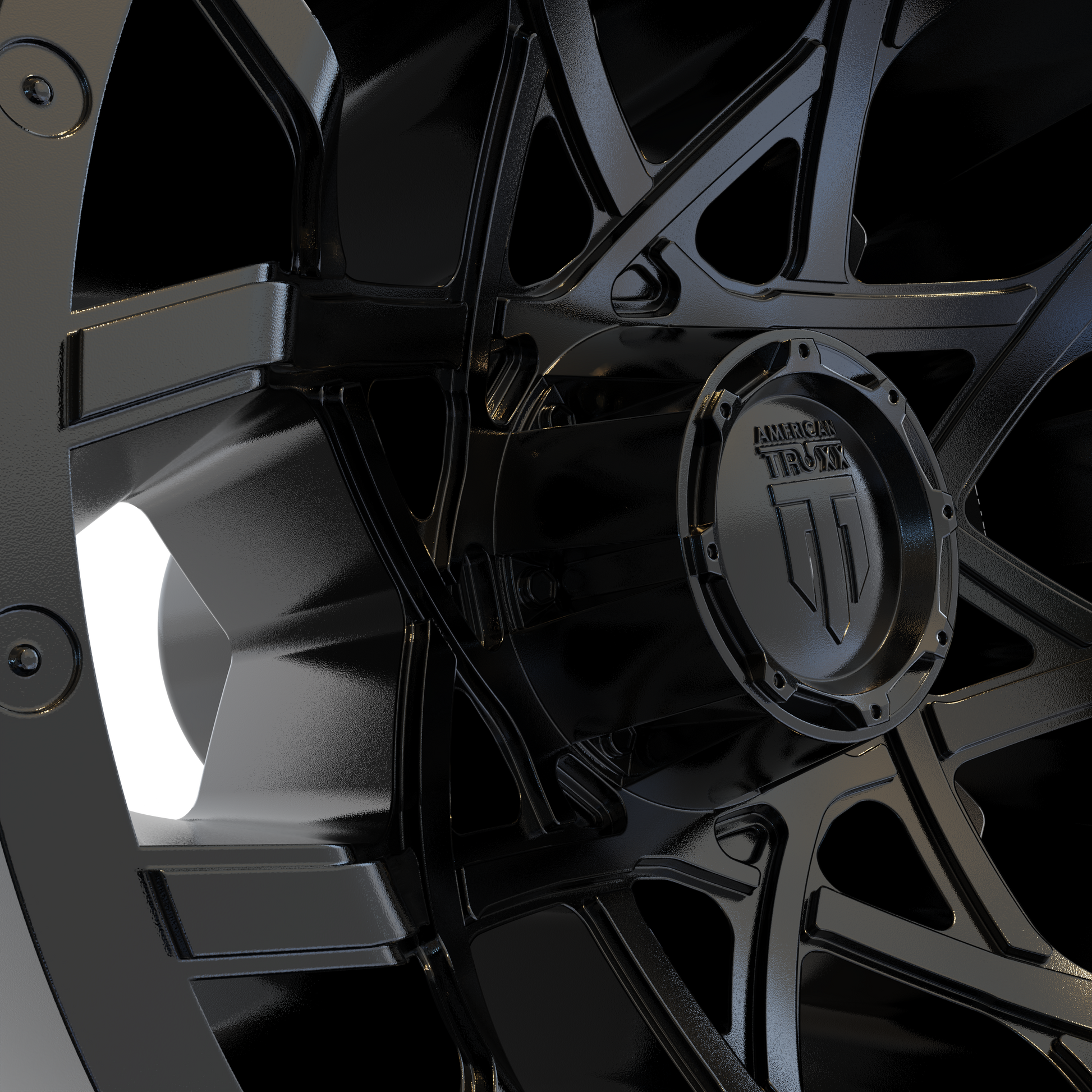 STL FILE AMERICAN TRUXX  GRIDLOCK WHEEL 3D MODEL - ARTISTIT