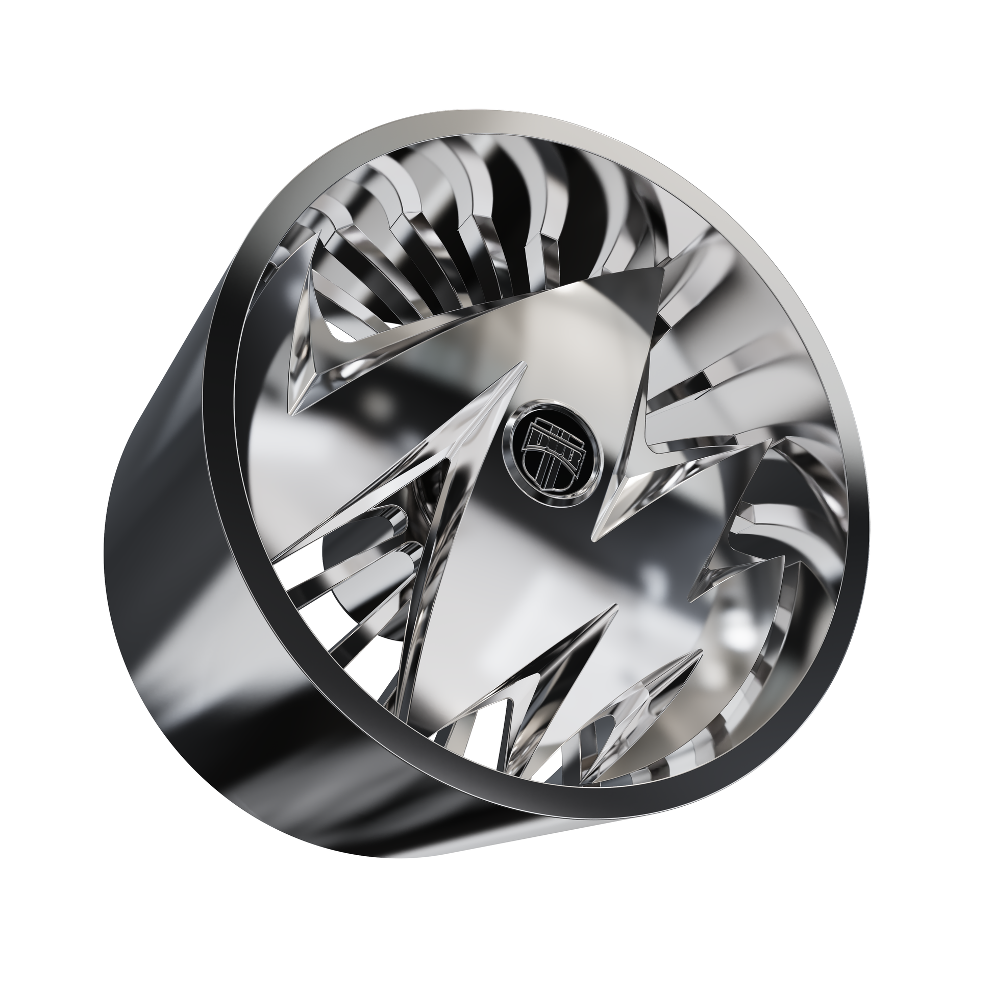STL FILE DUB RAGGED WHEEL 3D MODEL - ARTISTIT