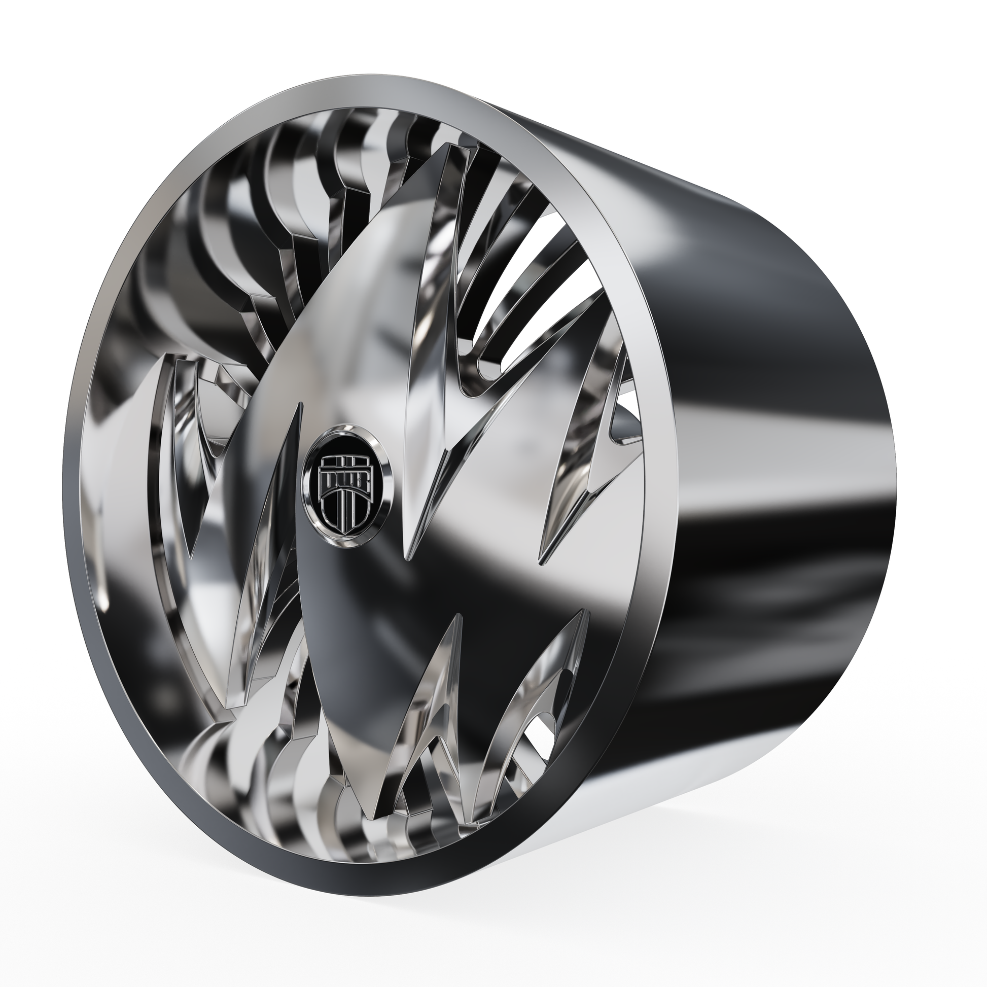 STL FILE DUB RAGGED WHEEL 3D MODEL - ARTISTIT