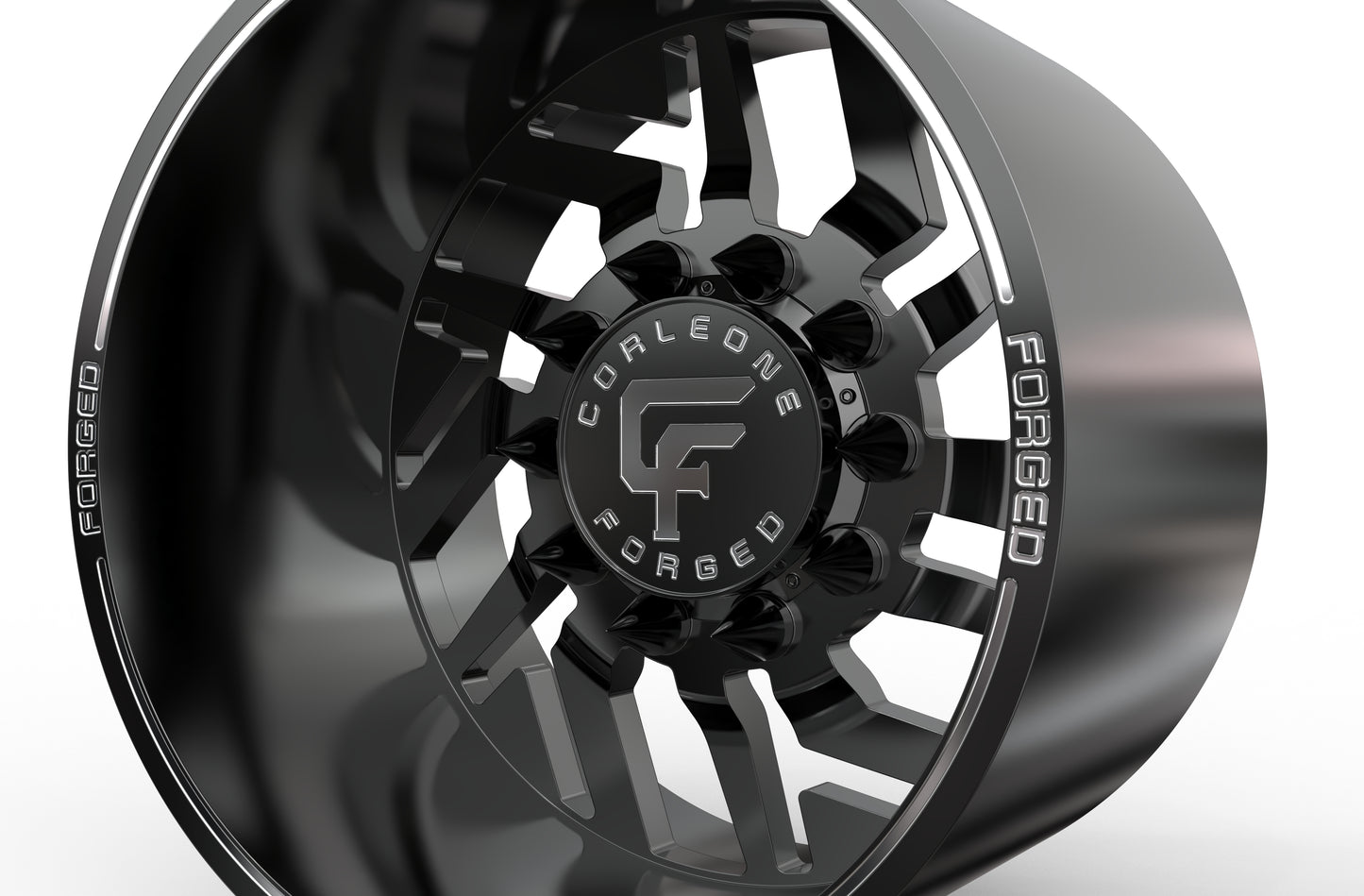 STL FILE Corleone FORGED Rear dedalo dually WHEEL 3D MODEL - ARTISTIT