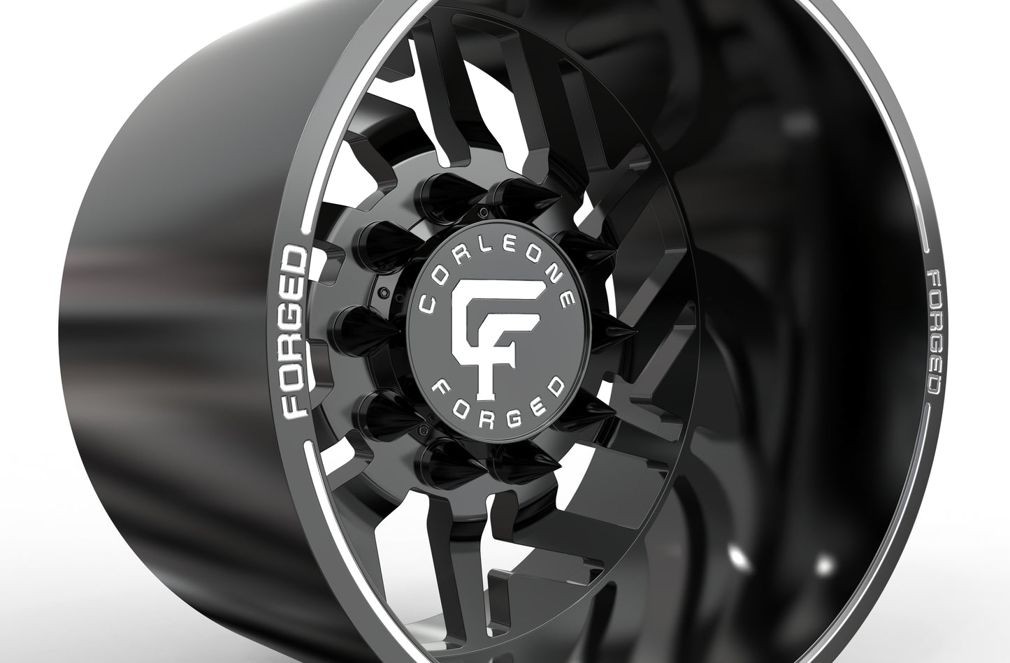 STL FILE Corleone FORGED Rear dedalo dually WHEEL 3D MODEL - ARTISTIT