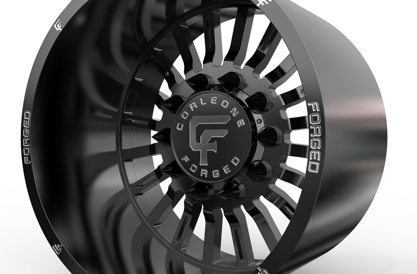 STL FILE Corleone FORGED Rear dritto dually WHEEL 3D MODEL - ARTISTIT