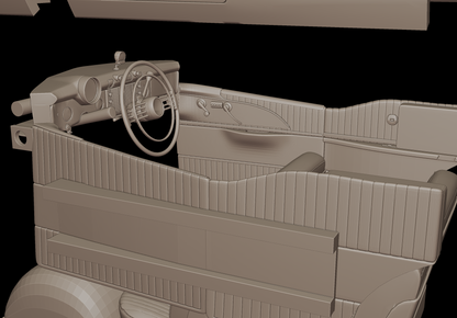 Buick Skylark Convertible 1953 3d print model