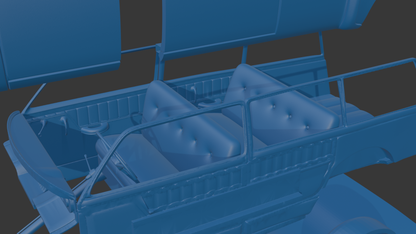DODGE CORONET 1954  WAGON 3D PRINT MODEL