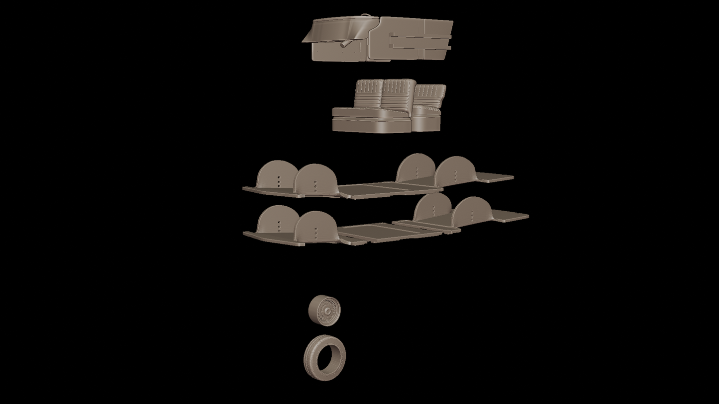 CHRYSLER 300b 1956 3D PRINT MODEL