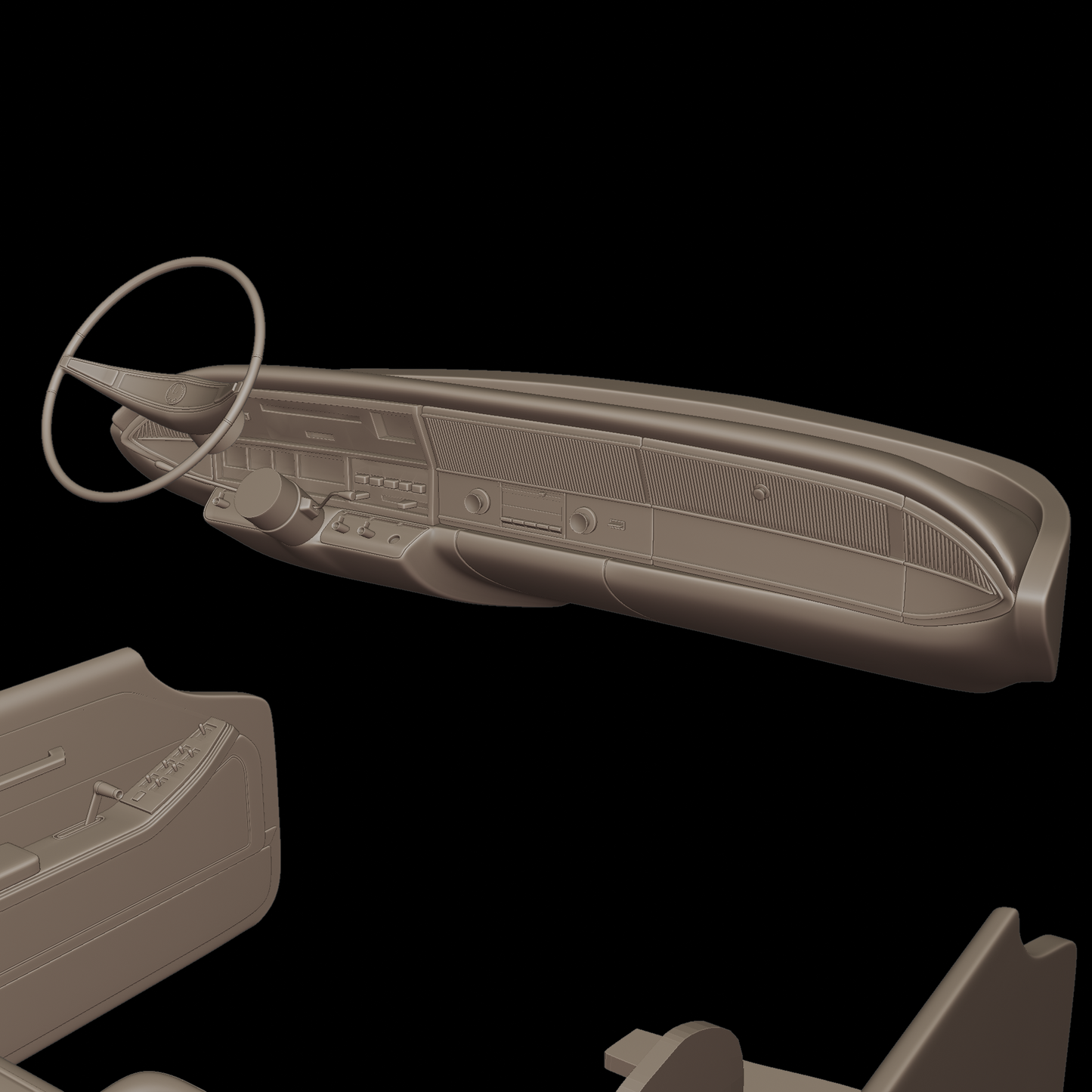 Chrysler Imperial Crown 1965 3D PRINT MODEL