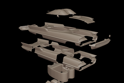 lincoln futura 1955 3d print model